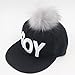 12pcs Faux Fox Fur Pom Pom with Press Button Removable Knitting Hat Accessories 4.3 Inches