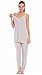 Olian Anne 4 pc Maternity Nursing PJ Grey Stripe Gift Set