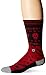 Stance Men's Heart Bandit Crew Sock, Red, L