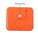 10 Pack Small Mini Digital Kitchen Timer Magnetic Countdown Up Minute Second Timer (10 Orange)