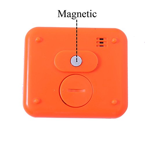 10 Pack Small Mini Digital Kitchen Timer Magnetic Countdown Up Minute Second Timer (10 Orange) - Thumbnail 5