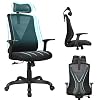 Home Office Chair Ergonomic Desk Chair High Back Mesh Computer Chair with Adjustable Height and Elastic Lumbar Support…