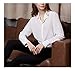 ARJOSA Women's Long/Short Sleeve Button Down Shirts Office Work Business Casual Blouses Tops (Small, A White)
