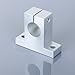 4pcs 20mm Aluminium Shaft Support Pillow Block