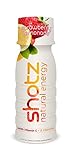 Shotz Natural Energy Shot. All Natural Energy Drink for Energy Boost. No Artificial Flavors, No Preservatives, No Sugar Added. Strawberry Lemonade, 12 pack.