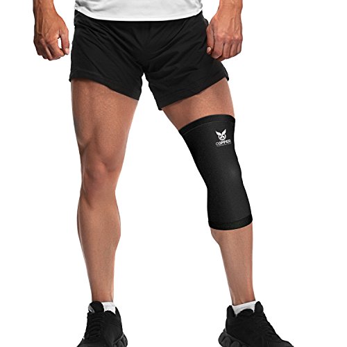 Copper compression gear premium fit recovery knee sleev…