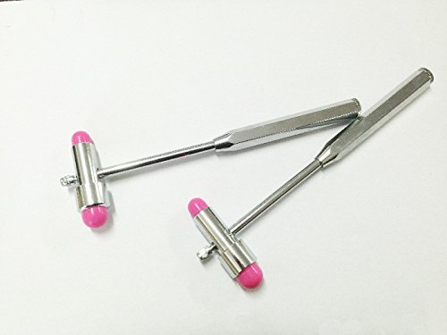 Triangle plexor diagnose neurological hammer medical reflex hammer (Pink Color)