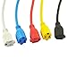 Zhen Jia 5 Colors Power Strip Liberator 1ft Extension, 5-pack
