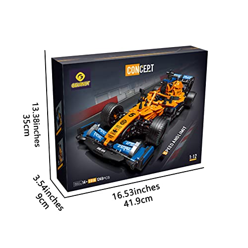 GEVINST F1 Formula 1 Race Car Building Kit for Adults, 2022 New (1,248
