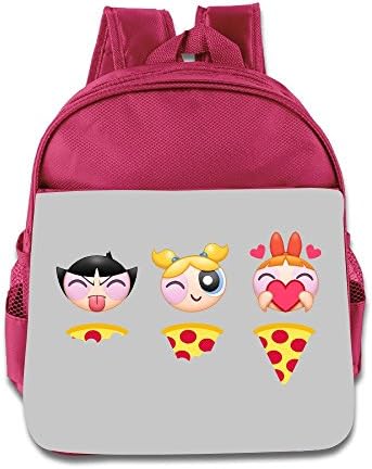 Toddler Kid Powerpuff Girls With The New PPG Emojis Schoolbags Backpacks