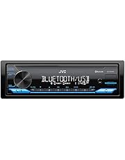 JVC KD-SX26BT Bluetooth Car Stereo Receiver with USB Port – AM/FM Radio, MP3 Player, High Contrast LCD, Detachable Face Plate – Single DIN – 13-Band EQ