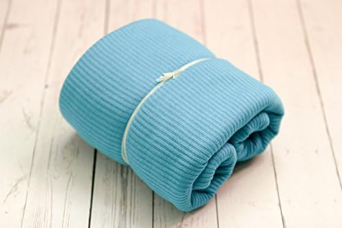 Bonbons Newborn Turquoise Newborn Photography Fabric, Newborn Backdrop, Newborn Photo Prop, Newborn Baby Blanket Macaron Knit Newborn Photography