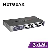 NETGEAR 24-Port Gigabit Ethernet Smart Managed Plus Switch (JGS524E) - Desktop/Rackmount, and ProSAFE Limited Lifetime Protection