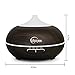 Mijoyee 300ml Wood Grain Aromatherapy Essential Oil Diffuser with 7 Color shades, Aroma Humidifier with Cool Mist and Waterless Auto Shut-Off Function. Ultrasonic Whisper makes it Runs Quietly.