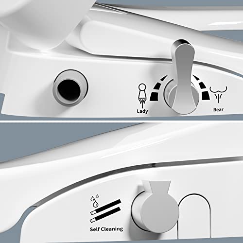Hibbent Bidet Toilet Seat,Bidet Toilet Attachment,Elongated Toilet Seat