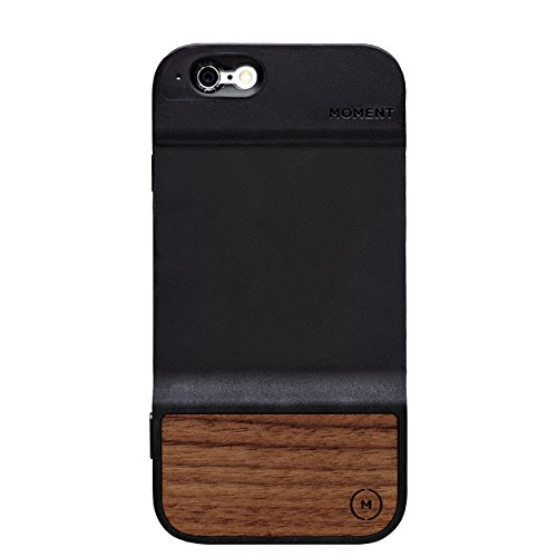 MOMENT - iPhone 6/6s Case - Photography Wood iPhone Case - Bluetooth camera shutter remote, iPhone lens attachment, grip case - Protective iPhone Case in Walnut Wood for photographers.