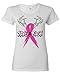 Shop4Ever Save a Rack Women's T-Shirt Breast Cancer Awareness Shirts