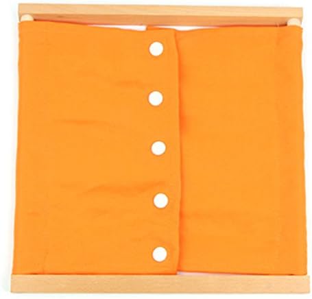 StarMall Montessori Learn to Button Closure Dressing Frame Manipulatives