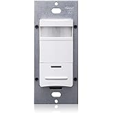 Leviton Decora Pir Wall Switch Occupancy Sensor, ODS06-IDW, WhiteWhite