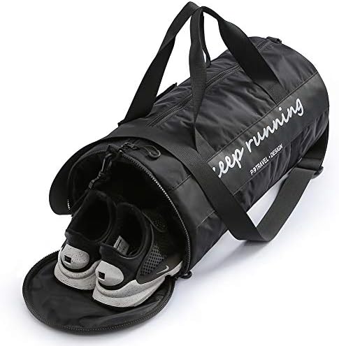 Sports Gym Bag with Shoes Compartment Travel Duffel Bag for Men and Women 35L