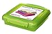 Sistema Lunch Collection Sandwich Box Food Storage Container, 15.2 Ounce/1.9 Cup, Assorted Colors