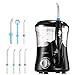 Water Flosser, ELLESYE 600ml Oral Irrigator with 7 Multifunctional Jet Tips, 3 Min Timer, Dental Water Flosser for Braces Care & Teeth Cleaning, Quiet Design Family Dental Flosser for Adults & Kid Use