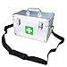 Morning Plus - First aid kit Lockable Medication Box Organizer Emergency Medicine Storage Box Aluminum Medical Box 12