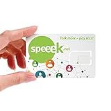 Speeek Prepaid International Travel SIM Card for 200 countries with $23 Credit – Voice, Text and Data without Roaming Fees. Mini, Micro and Nano all in one SIM Card for all GSM Unlocked Devices