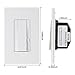 TORCHSTAR 2 Pack 3-Way/Single Pole Dimmer Switch, Suit for 150W LED/CFL 600W Incandescent/Halogen, Both Single Pole/3-Way Applications Available, Wall Plate Included, UL Listed