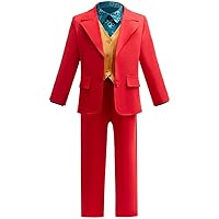 Baby Boys Prince Costume Kids Jacket Press Buttons Uniform Halloween Outerwear