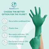 Ansell TouchNTuff 92-600 Nitrile Gloves Purple? Green Large 100 view 13