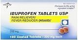 Medline Ibuprofen, 200mg, 100 coated tablets