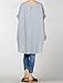 Mordenmiss Women's Summer Tee Shirt Oversized Top Hi-Low Tunic Style3 Gray L