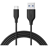 Anker PowerLine USB-C to USB 3.0 Cable (6ft) with 56k Ohm Pull-up Resistor for USB Type-C Devices Including the new MacBook, ChromeBook Pixel, Nexus 5X, Nexus 6P, Nokia N1 Tablet, OnePlus 2 and More