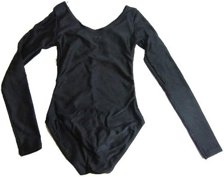 Amazon Co Jp レペット Repetto ジュニア用長袖レオタード 黒 10a 服 ファッション小物