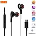 USB Type C Earphones, Wired in-Ear Extra Bass Noise Cancelling Headphones Magnetic Earbuds with Mic & Remote, Sports Headset for Google Pixel 2/XL, HTC 10/U11, Essential Phone and Type-c Devices