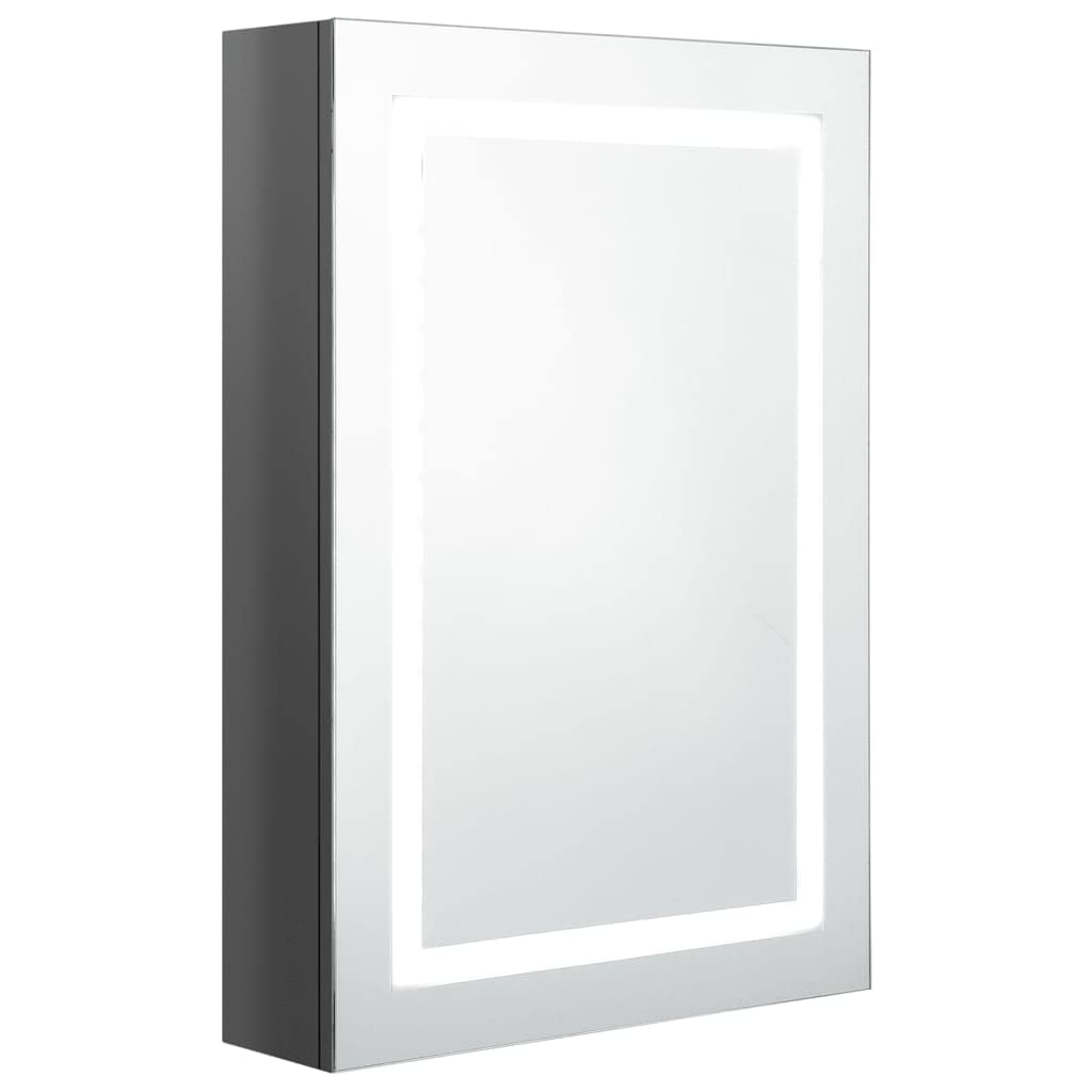 vidaXL-Armario-de-Bano-con-Espejo-LED-Aseo-Inodoro-Muebles-Mobiliario-Tocador-Botiquin-Almacenamiento-Estante-Decoracion vidaXL-Armario-de-Bano-con-Espejo-LED-Aseo-Inodoro-Muebles-Mobiliario-Tocador-Botiquin-Almacenamiento-Estante-Decoracion