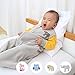 TILLYOU All Season Micro-Fleece Baby Sleep Bag and Sack with Inverted Zipper, Unisex Clothes for Toddlers Age 12-18 Months, Sleeveless Warm Soft Plush Wearable Blanket TOG 1, Large L, Gray Elephant