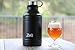 Zell 64 oz Vacuum Insulated Water Bottle | Double Walled Stainless Steel Powder Coated Beer Growler Beverage Bottle | No Sweating, Keeps Your Drink Cold & Hot