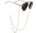 LANG XUAN Eyeglass Chains Glasses Reading Eyeglasses Holder Strap Cords Lanyards - Eyewear Retainer for Women (Gold)