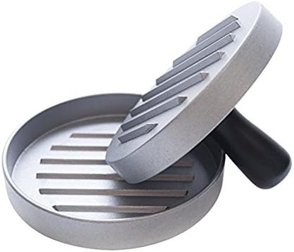 Toeiwow Shop Round Shape Hamburger Press Aluminum Alloy 11 cm Hamburger Meat Beef Grill Burger Press Patty Maker Mold
