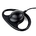 brogtrol 1 Pin 3.5mm D-Shape Listen Only Soft Rubber Earpiece Headset for Motorola Radio