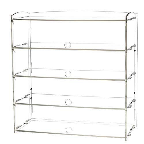 AJO Acrylic Pastry Display Case for Deli Bakery Convenience Stores Display (4 Tier)