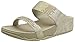 FitFlop Women's Flare Slide Sandal,Pebble,7 M US