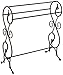 King's Brand Antique Style Pewter Finish Towel Rack Stand