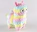 AMUSE Rainbow Alpaca 14cm Ball Chain Hanging Plush Doll