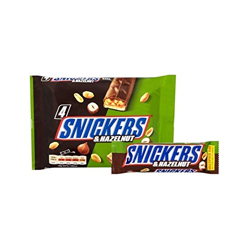 Snickers & Hazelnut Chocolate Bars 4 x 49g