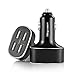 Car Charger,Mopower 40W 8A 4-Port USB Car Charger with Auto Detect Technology for iPhone 6 5S 4S,iPad 4,iPad mini, Samsung Galaxy S4 S3 S5,GPS and Smart Devices Black