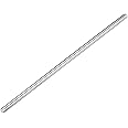 uxcell K10 Tungsten Steel Lathe Round Rod Solid Shaft Bar 2.5mm Dia 100mm Length