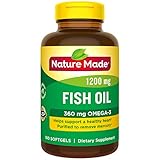 Nature Made Fish Oil Omega-3, 1200mg, 100 Softgels